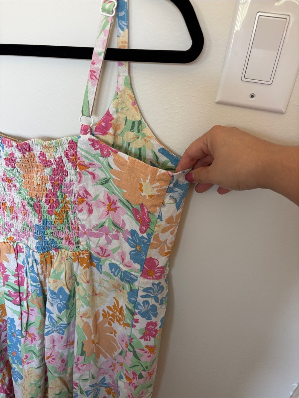 Old Navy Floral linen dress - Picture 5 of 9